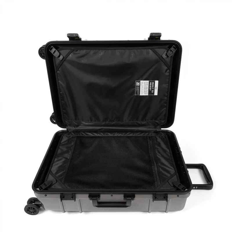 Eastpak selection Resist'r Case - 4-Rollen-Trolley L 78 cm (brushed metal)