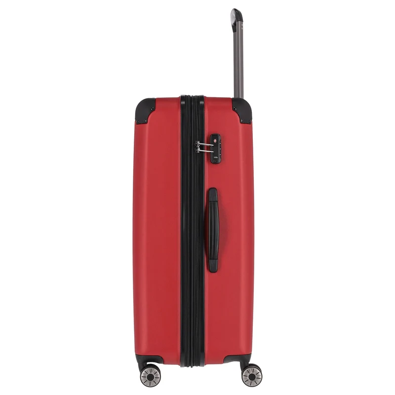 Travelite City - 4-Rollen-Trolley erw. L 77 cm (rot)