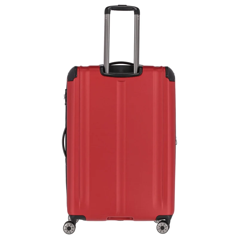 Travelite City - 4-Rollen-Trolley erw. L 77 cm (rot)