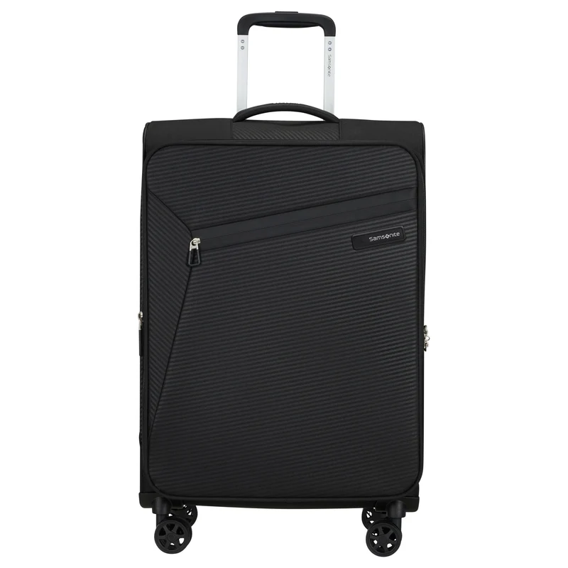 Samsonite Litebeam - 4-Rollen-Trolley M 66 cm erw. (black)