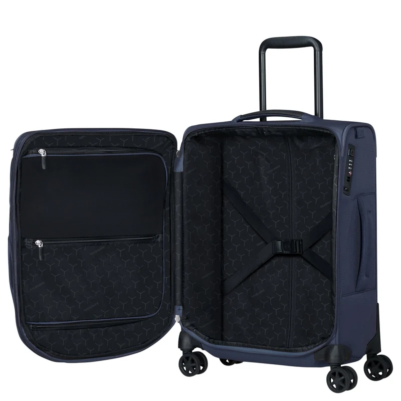 Samsonite Spark SNG 2 - 4-Rollen-Kabinentrolley 55/20 cm erw. (midnight blue, 55 cm)