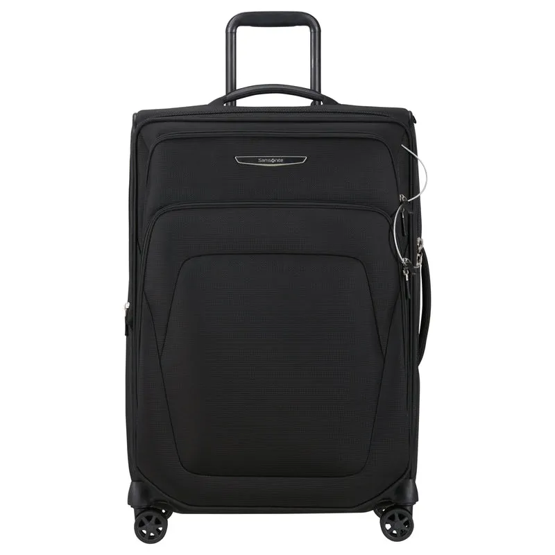 Samsonite Spark SNG 2 - 4-Rollen-Trolley 67/24 cm erw. (black, 67 cm)