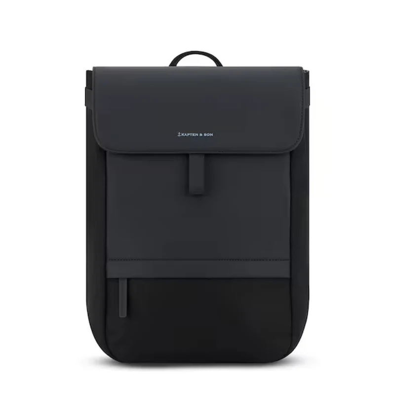 Kapten & Son Rucksack New Fyn All Schwarz