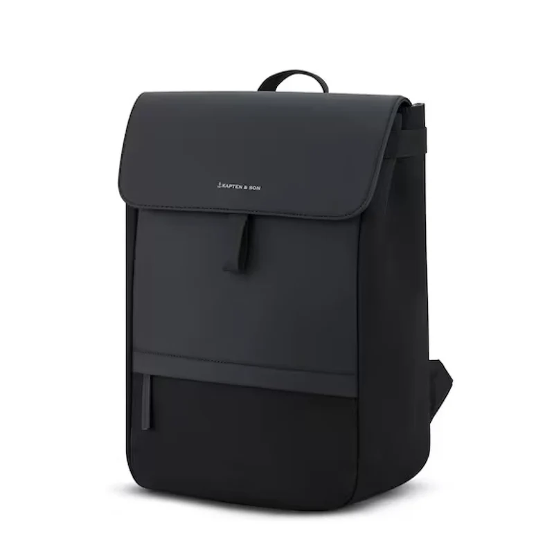Kapten & Son Rucksack New Fyn All Schwarz