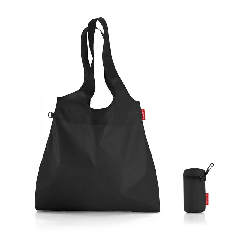 Reikaufstasche Mini Maxi Shopper Schwarz L 22 lsenthel Ein