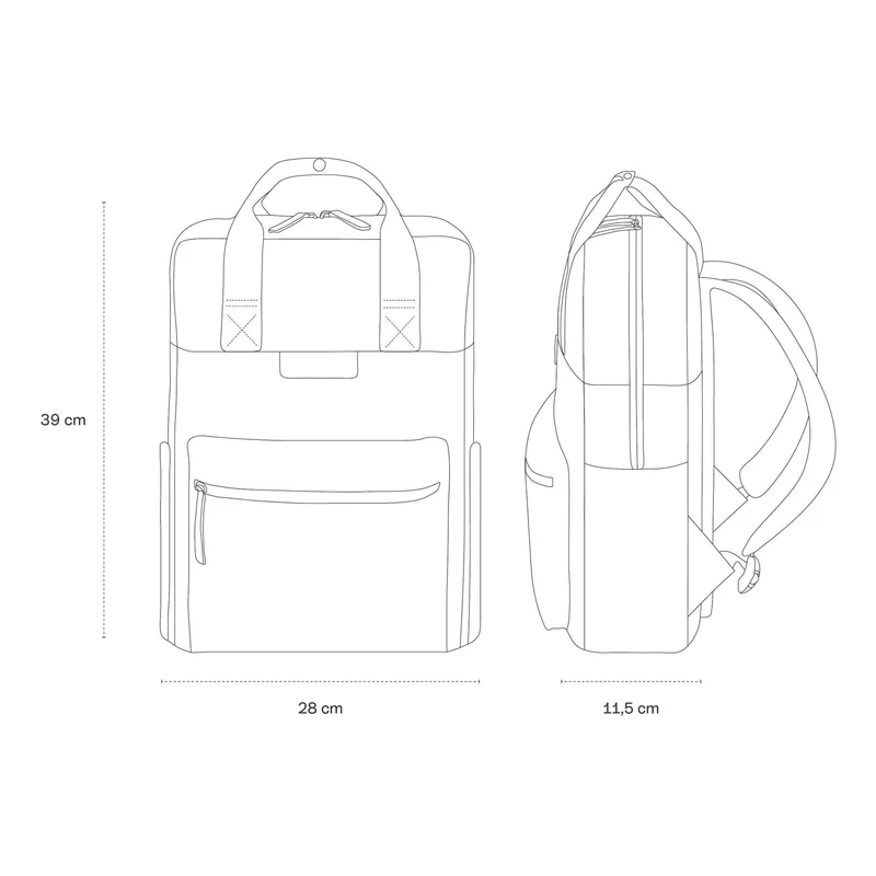 Kapten & Son Rucksack Bergen Pro - Farbe: Sandstone