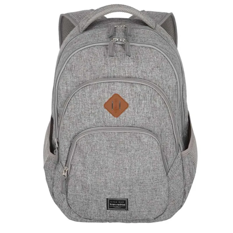 Travelite Basics Rucksack Melange Hellgrau