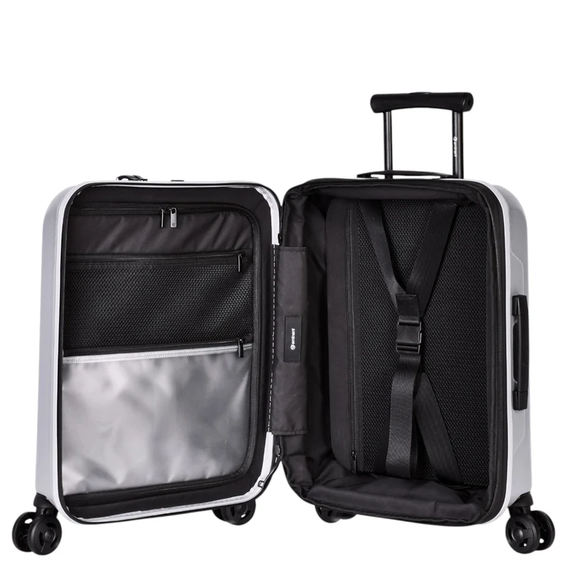 Eminent KAPSTADT BUSINESS PREMIUM - 4-Rollen-Kabinentrolley 55 cm erw. (silber)