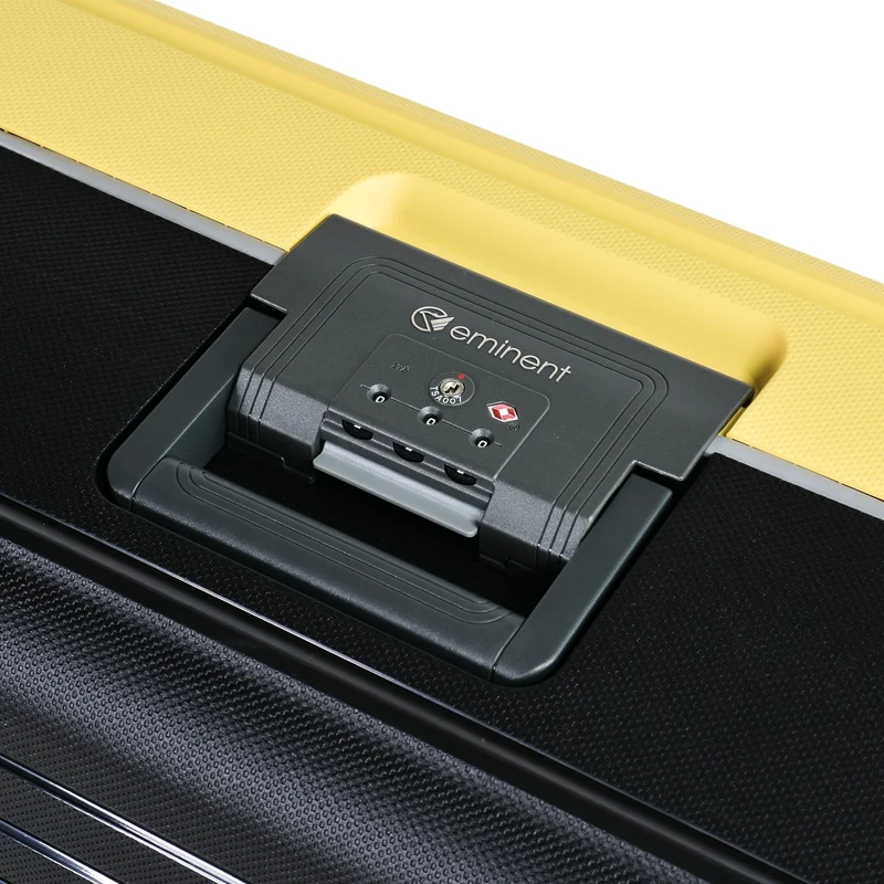 Eminent VERTICA - 4-Rollen-Trolley 76 cm (schwarz/gelb)