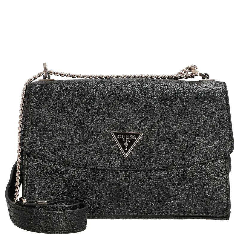 Guess Cresidia II Convertible Xbody - Umhängetasche (black logo)