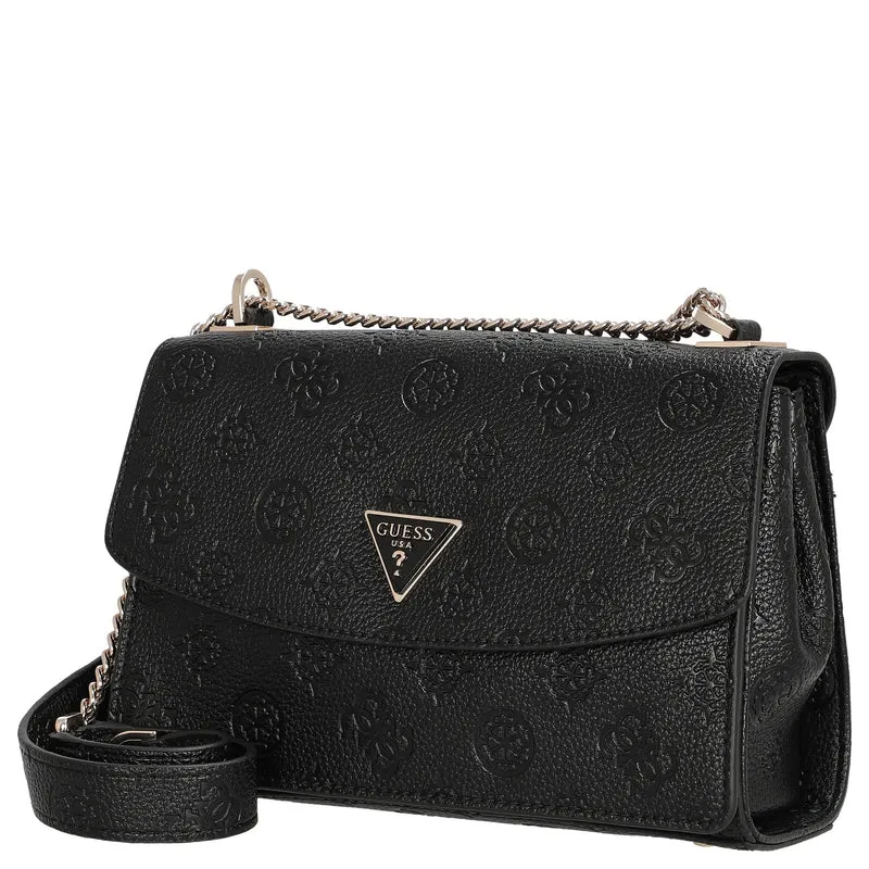 Guess Cresidia II Convertible Xbody - Umhängetasche (black logo)