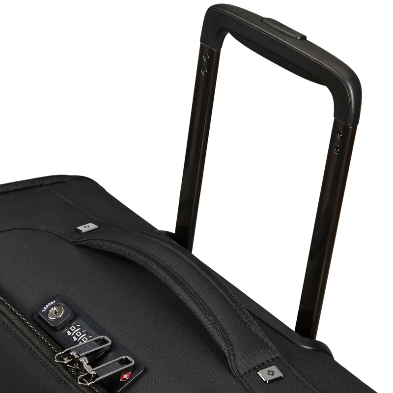 Samsonite Airea - 4-Rollen-Kabinentrolley 55 cm erw. (black)
