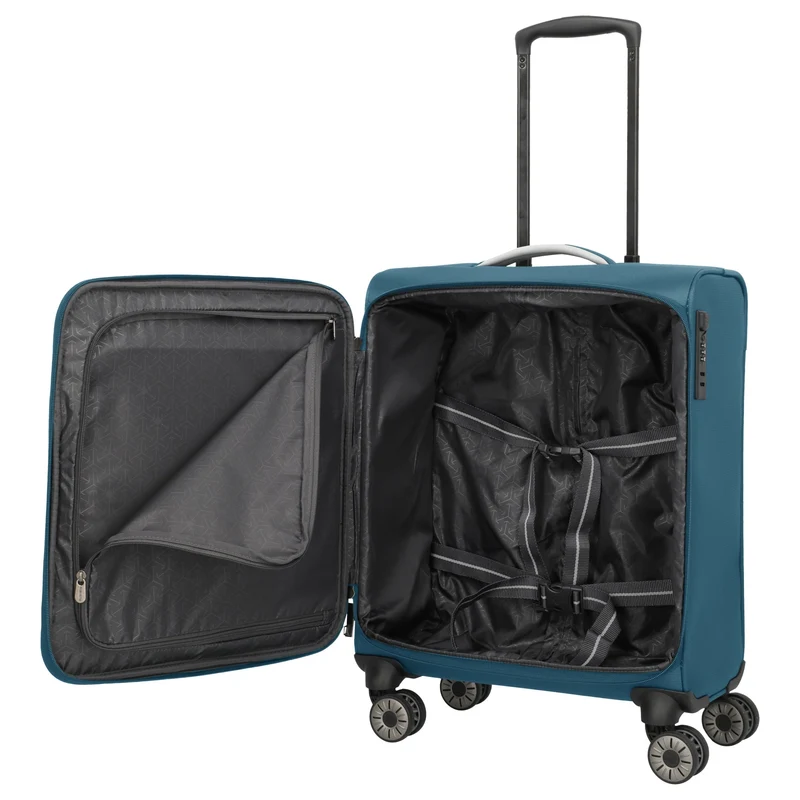Travelite Jetpack Max - 4-Rollen-Trolley S 55 cm (petrol)