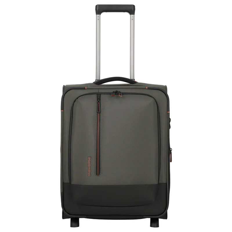 Travelite Crosslite - 2-Rollen-Kabinentrolley S 54 cm erw. (olive)