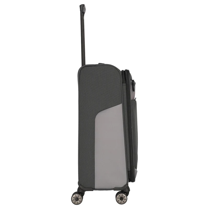 Travelite Viia - 4-Rollen-Trolley M 67 cm erw. (Schiefer)