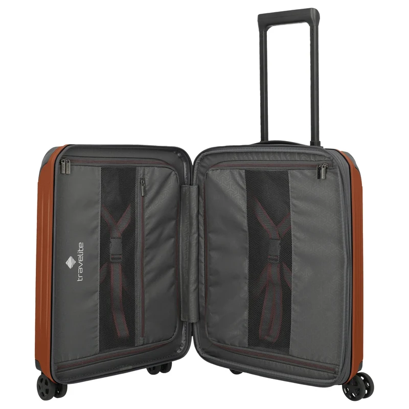 Travelite Dynamiic -4-Rollen-Kabinentrolley S 55 cm erw. (kupfer)