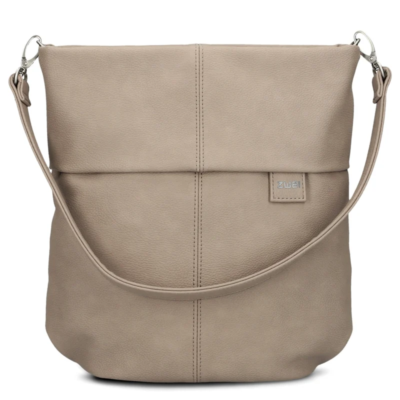 zwei Mademoiselle M90 - Umhängetasche 28 cm (nubuk-cappuccino)