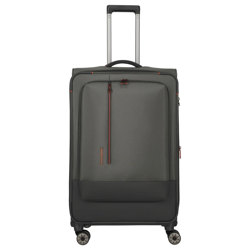 Travelite Crosslite - 4-Rollen-Trolley L 77 cm erw. (oliv)