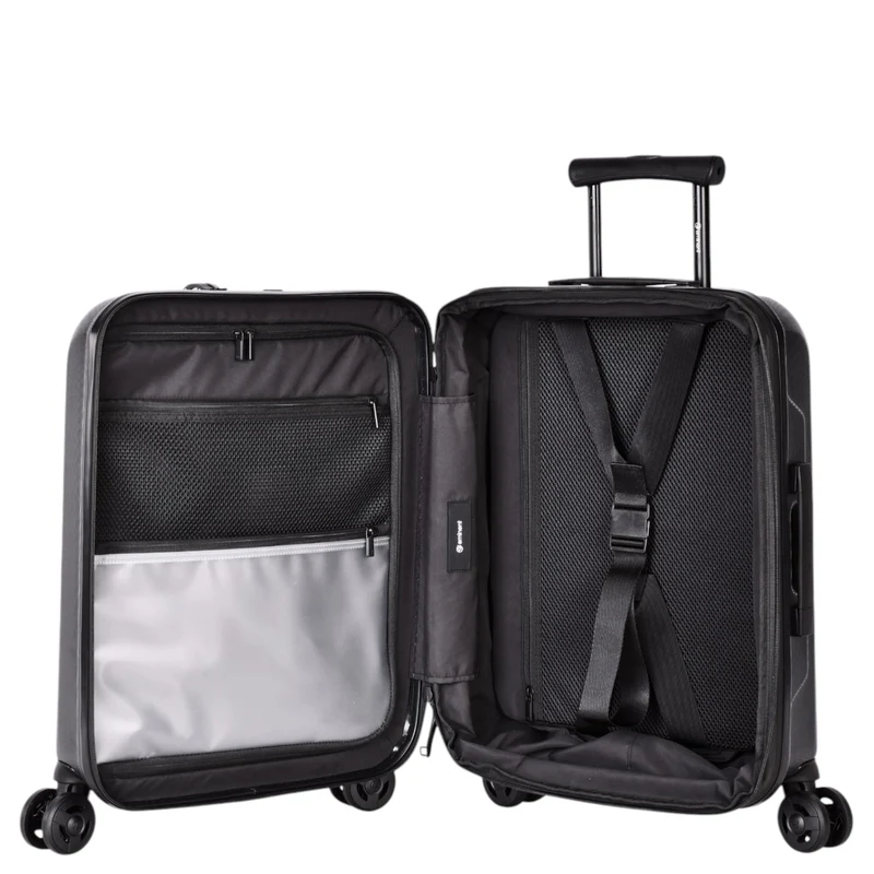 Eminent KAPSTADT BUSINESS PREMIUM - 4-Rollen-Kabinentrolley 55 cm erw. (schwarz)