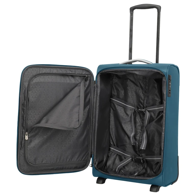 Travelite Jetpack Slim - 2-Rollen-Trolley S 55 cm (petrol)