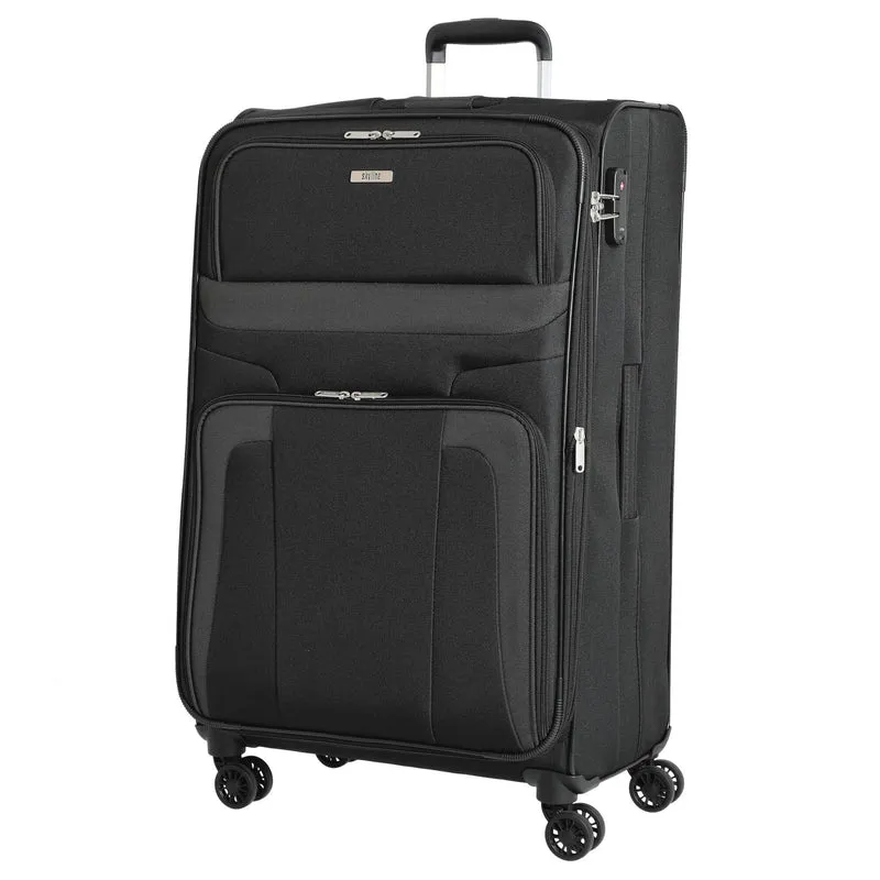 Skyline Orlando - 4-Rollen-Trolley Set L erw./M. erw./S + Boarding Bag + Beautycase 5tlg. (schwarz)
