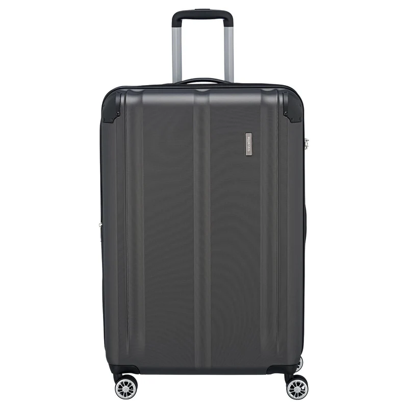 Travelite City - 4-Rollen-Trolley erw. L 77 cm (anthrazit)