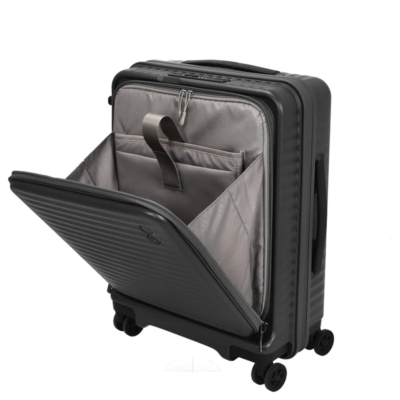 Echolac Celestra FA - 4-Rollen-Kabinentrolley 14" S 55 cm erw. USB (dark grey)