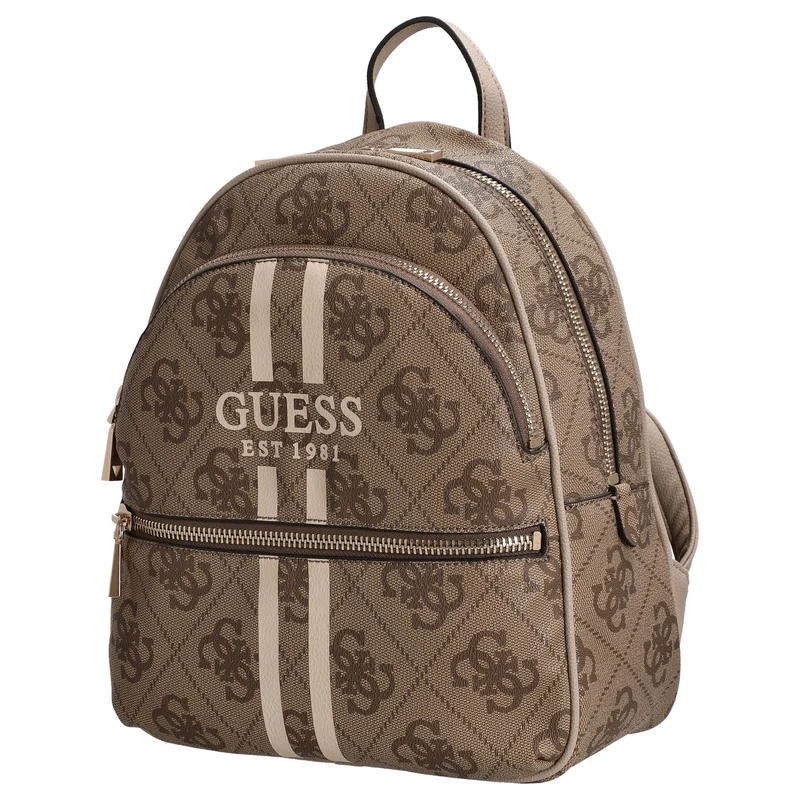 Guess Manhattan II Backpack L - Rucksack L (latte logo)