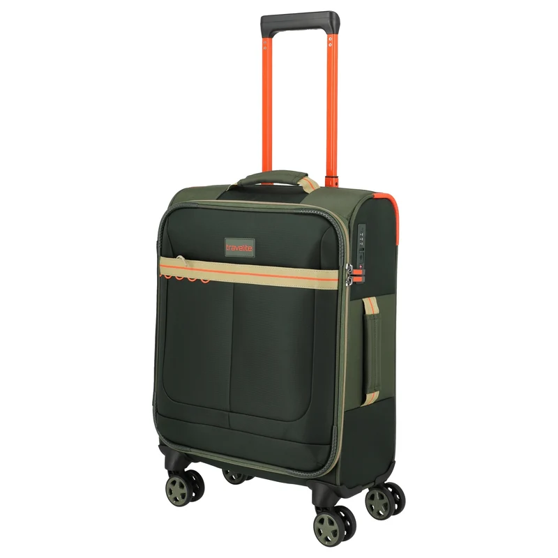 Travelite Color Craze - 4-Rollen-Kabinentrolley S 55 cm (oliv)