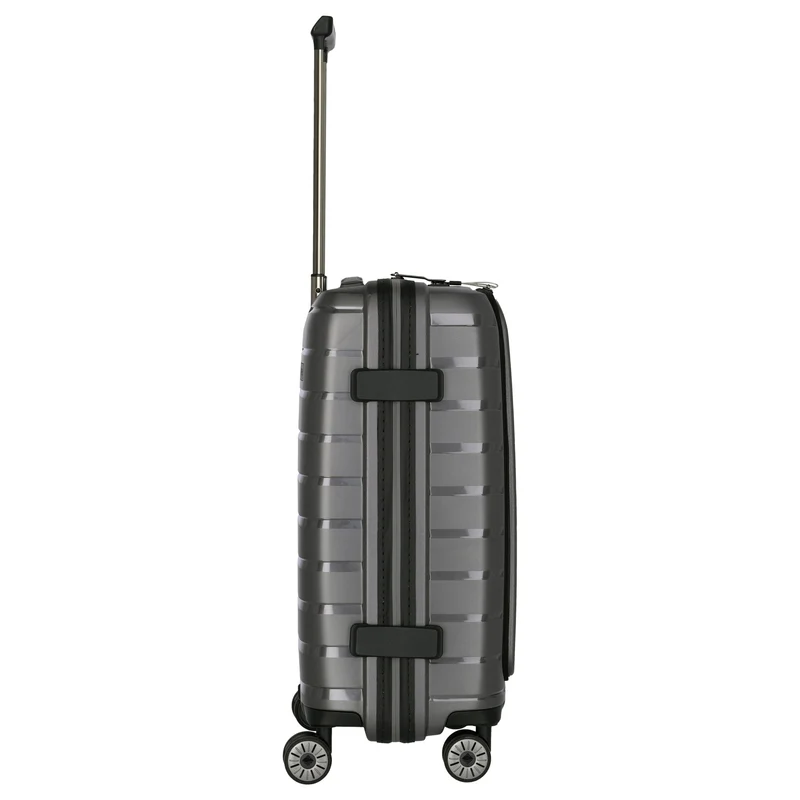 Travelite Air Base - 4-Rollen-Kabinentrolley mit Vortasche S 55 cm (anthracite)