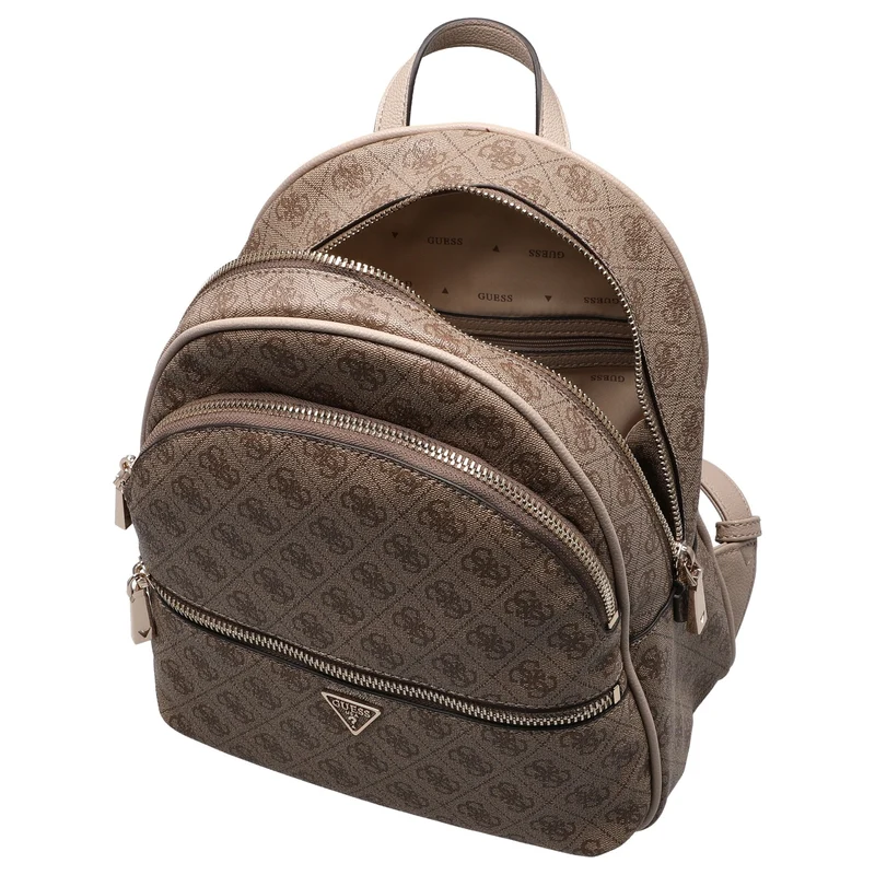 Guess Manhattan II Large - Rucksack 33 cm (latte logo)