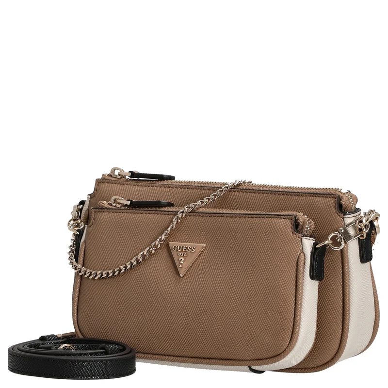 Guess Noelle II DBL Pouch - Umhängetasche 24 cm (tan multi)