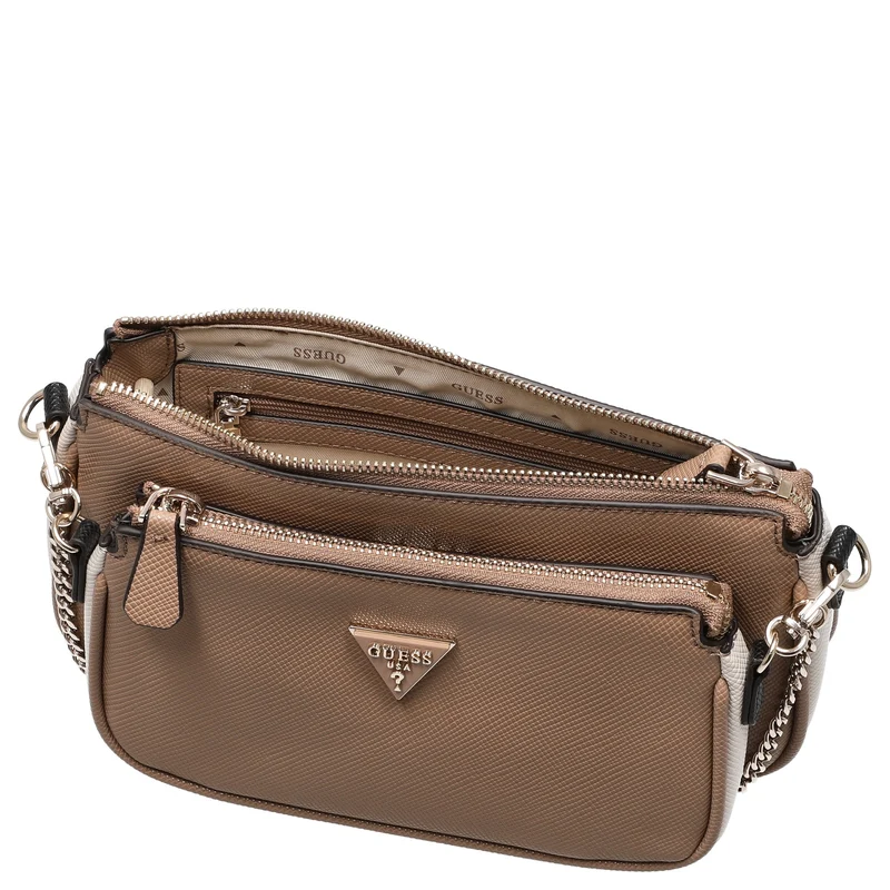 Guess Noelle II DBL Pouch - Umhängetasche 24 cm (tan multi)