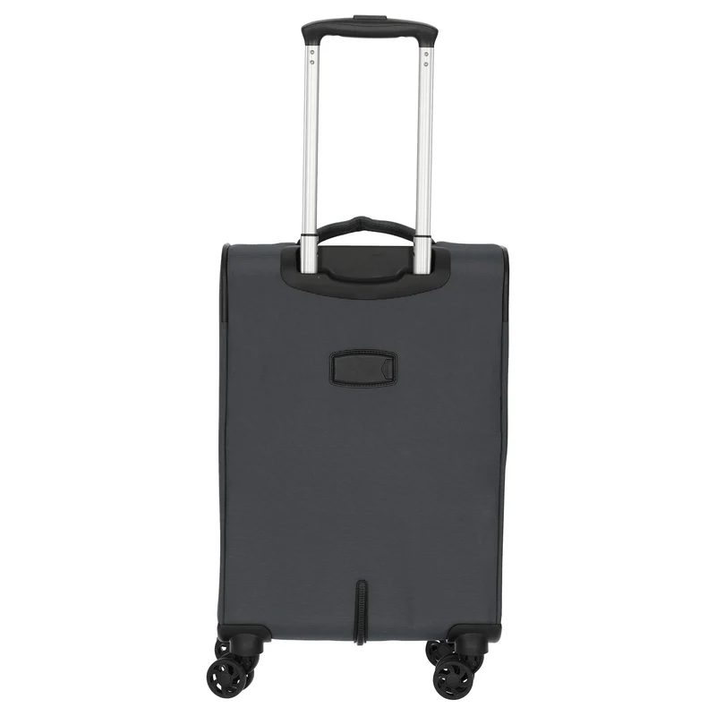D&N Travel Line 9204 - 4-Rollen-Kabinentrolley S 55 cm (grau)