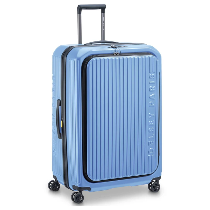 Delsey Paris Securitime - 4-Rollen-Trolley L 77 cm erw. (lavendelblau)