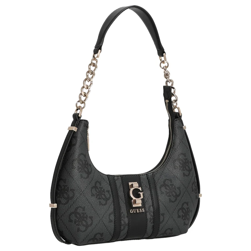 Guess Erenia Top Zip - Schultertasche (coal logo)