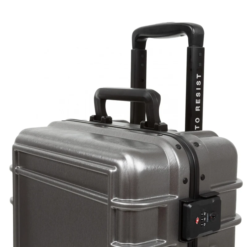 Eastpak selection Resist'r Case - 4-Rollen-Kabinentrolley S 55 cm (brushed metal)
