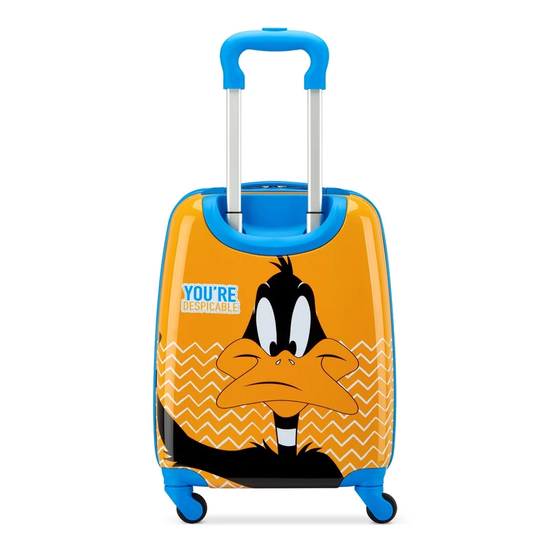 Roncato Looney Tunes Kids - 4-Rollen-Kindertrolley 44 cm (Daffy Duck Arancio)