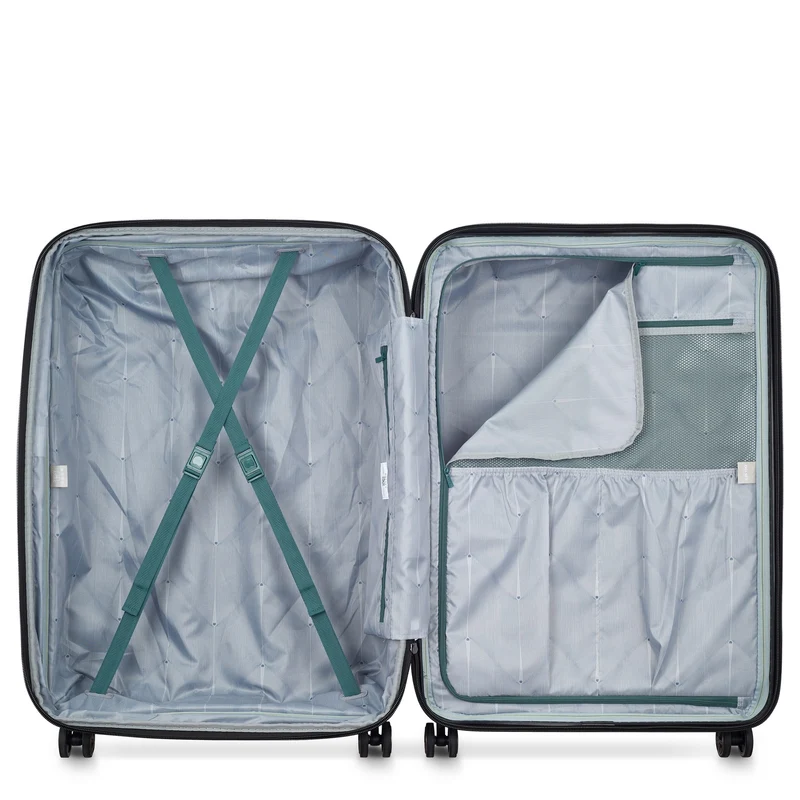 Delsey Paris Shadow 5.0 - 4-Rollen-Trolley 82 cm erw. (grün)