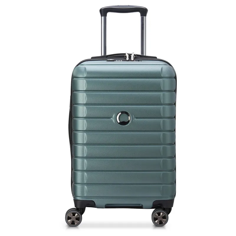 Delsey Paris Shadow 5.0 - 4-Rollen-Kabinentrolley USB 55 cm (grün)