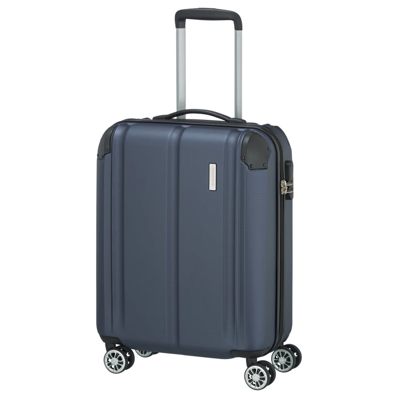 Travelite City - 4-Rollen-Kabinentrolley S 55 cm (marine)