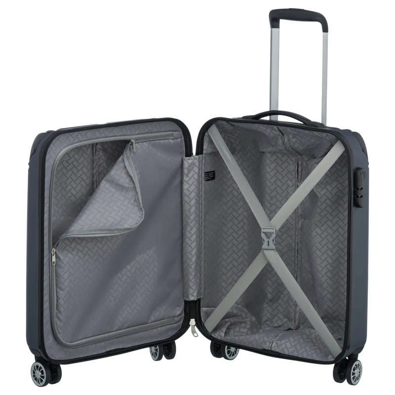 Travelite City - 4-Rollen-Kabinentrolley S 55 cm (marine)