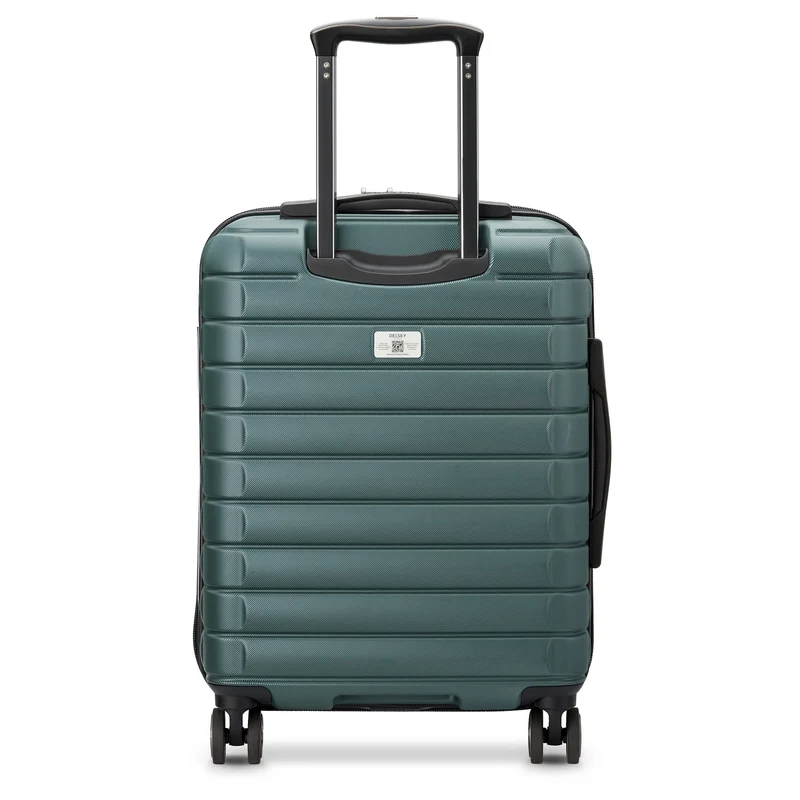 Delsey Paris Shadow 5.0 - 4-Rollen-Kabinentrolley Slim Line USB 55 cm (grün)
