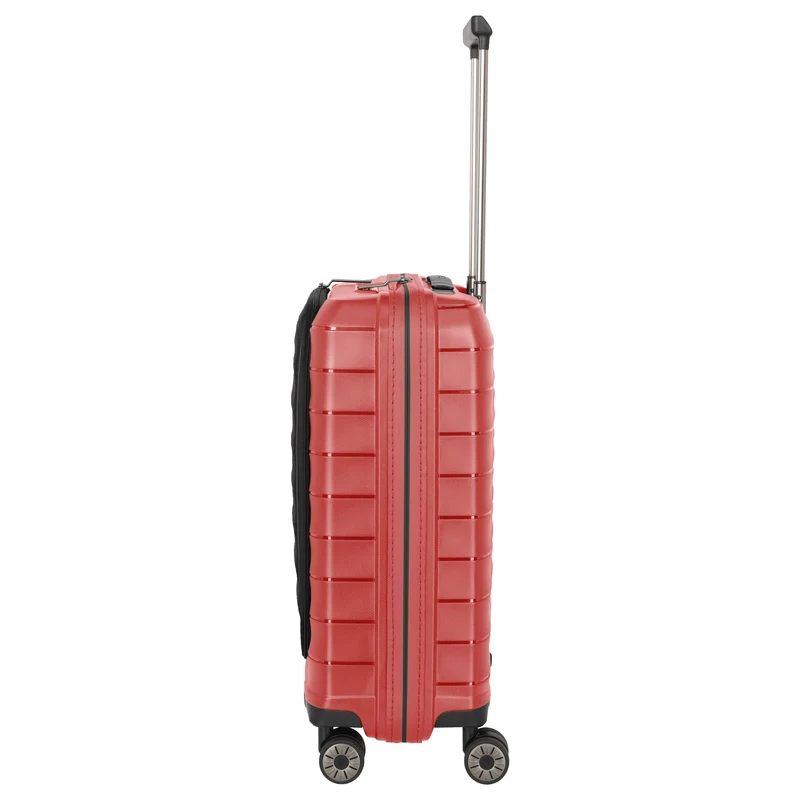 Travelite Mooby - 4-Rollen-Kabinentrolley mit Vortasche S 55 cm (rot)