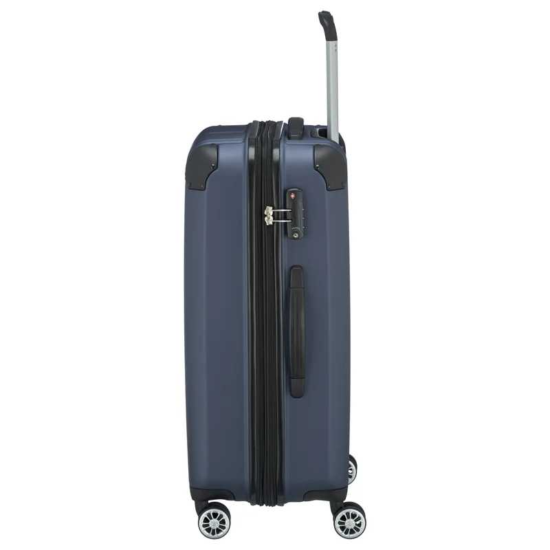 Travelite City - 4-Rollen-Trolley erw. M 68 cm (marine)