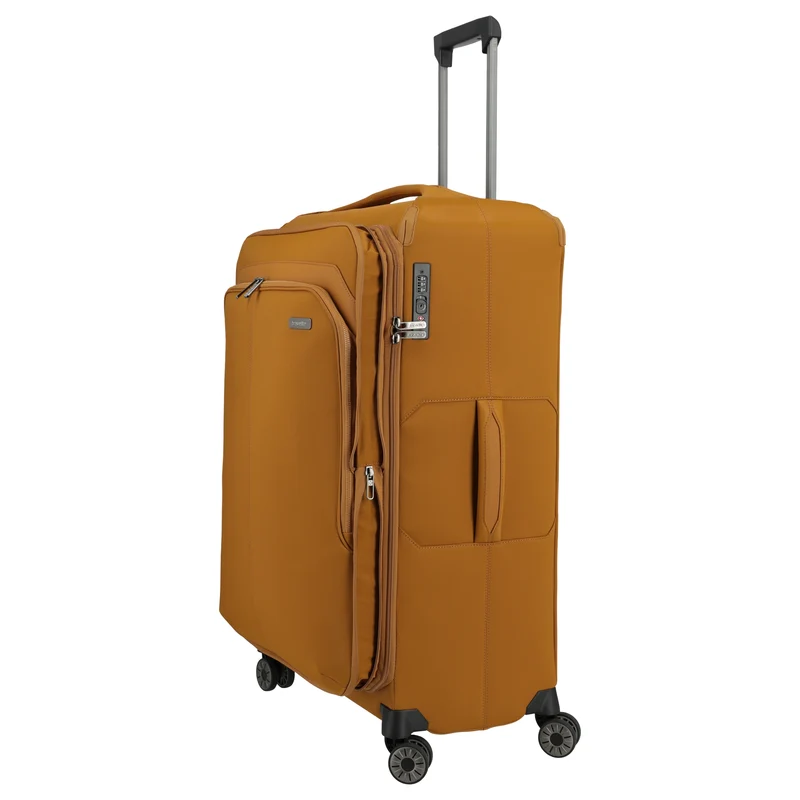 Travelite Priima - 4-Rollen-Trolley L 79 cm erw. (curry)