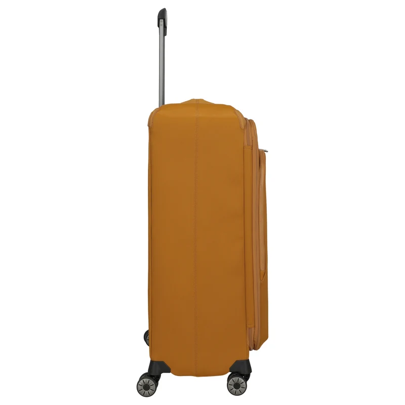 Travelite Priima - 4-Rollen-Trolley L 79 cm erw. (curry)