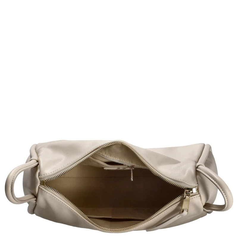 Seidenfelt Kaavi - Umhängetasche 30 cm (cotton beige/gold)