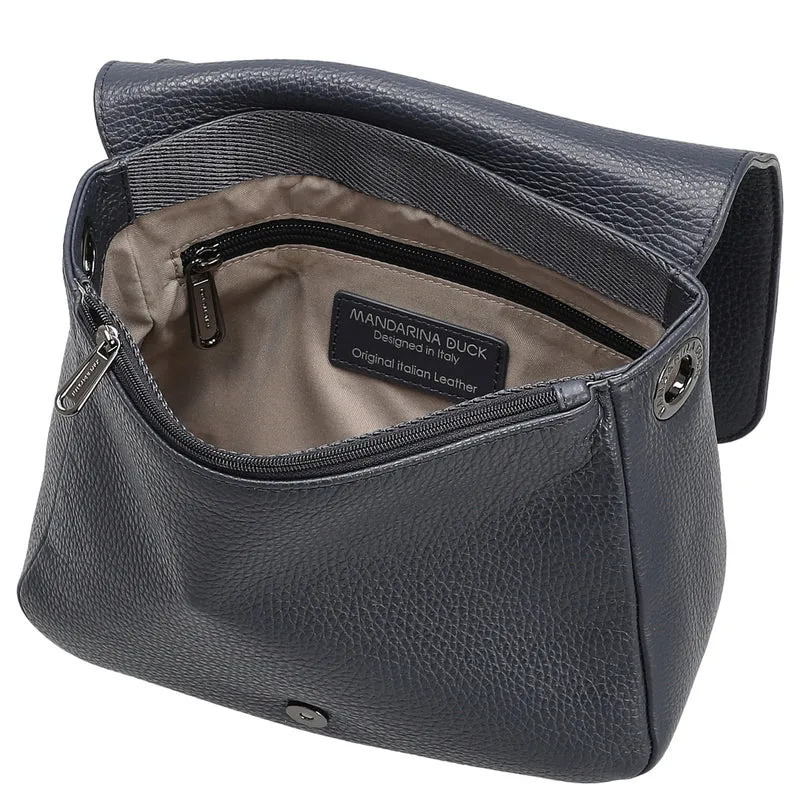 Mandarina Duck Mellow Leather - Umhängetasche 36 cm (dress blue)