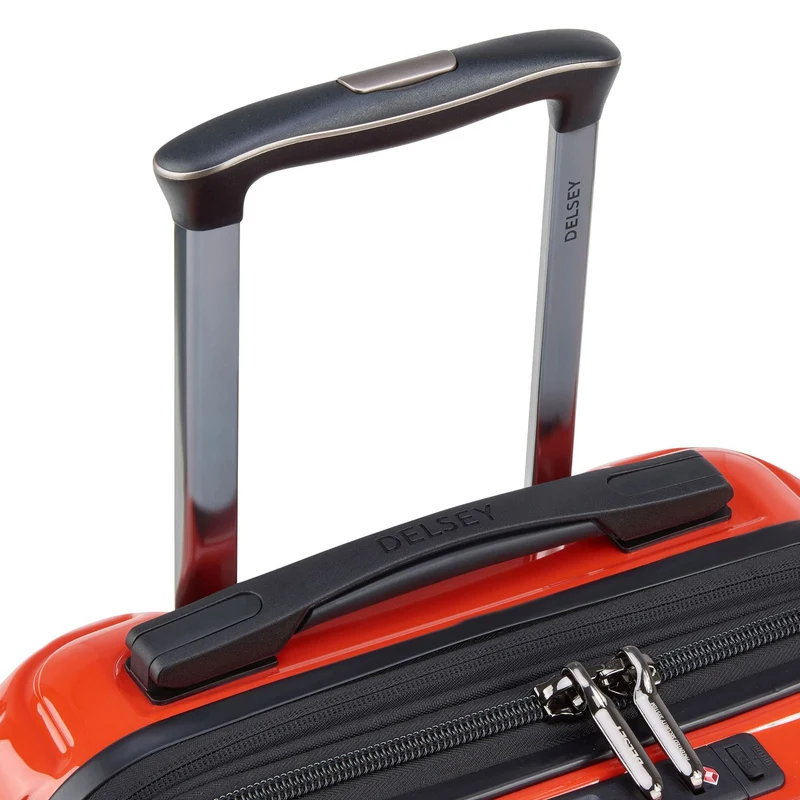 Delsey Paris Shadow 5.0 - 4-Rollen-Kabinentrolley USB 55 cm (intensives rot)